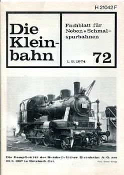 Die Kleinbahn Heft 72