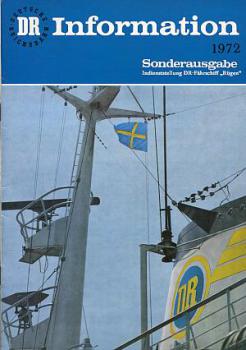 DR Information Sonderausgabe 1972 Indienststellung DR Fährschiff Rügen