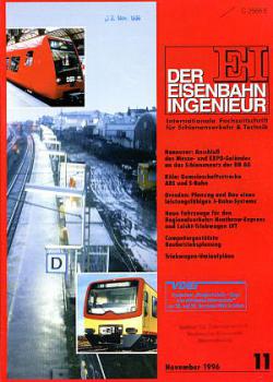 Der Eisenbahn Ingenieur 11 / 1996