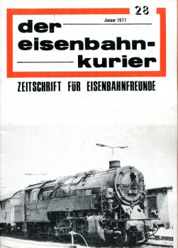 Eisenbahn Kurier Heft 28 Januer 1971