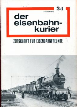Eisenbahn Kurier Heft 34 Februar 1972