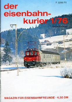 Eisenbahn Kurier Heft 01 / 1976