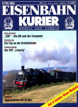 Eisenbahn Kurier Heft 07 / 1992