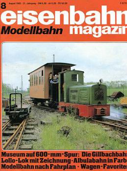 Eisenbahn Magazin 08 / 1983