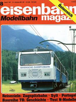 Eisenbahn Magazin 08 / 1987