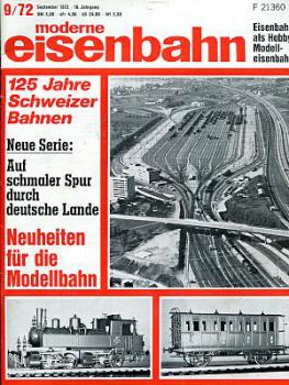 Moderne Eisenbahn 09 / 1972