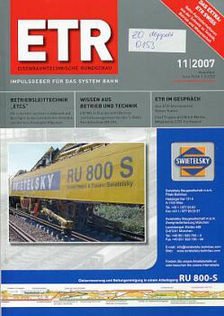 Eisenbahntechnische Rundschau Heft 11 / 2007