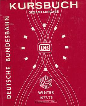 Kursbuch DB 1977 / 1978