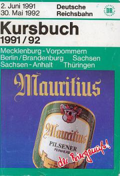 Kursbuch DR 1991 / 1992