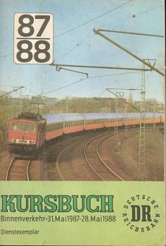 Kursbuch DR 1987 / 1988