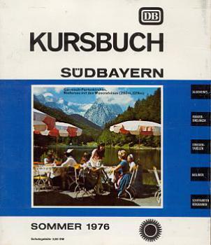 Kursbuch Südbayern 1976