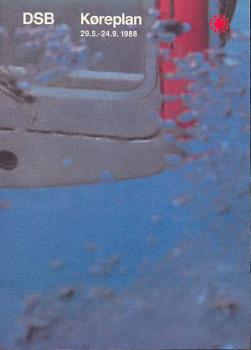 DSB Kursbuch Dänemark 1988