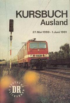 Kursbuch DR Ausland 1990 / 1991 Mai 1990 - Juni 1991