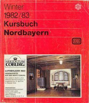 Kursbuch Nordbayern 1982 / 1983
