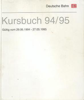 Kursbuch DB 1994 / 1995