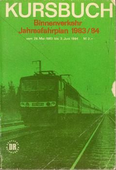 Kursbuch DR 1983 / 1984