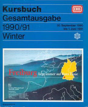 Kursbuch DB 1990 / 1991