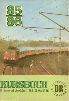 Kursbuch DR 1985 / 1986