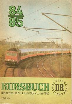 Kursbuch DR 1984 / 1985