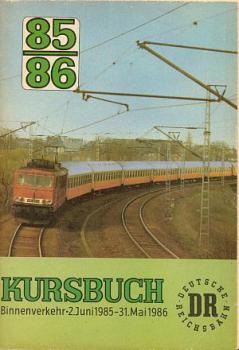 Kursbuch DR 1985 / 1986