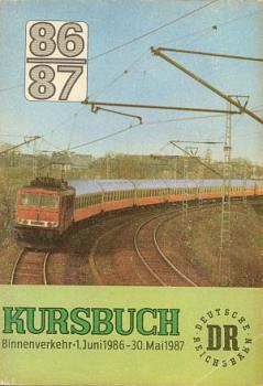 Kursbuch DR 1986 / 1987