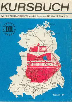Kursbuch DR 1975 / 1976
