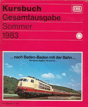 Kursbuch DB 1983