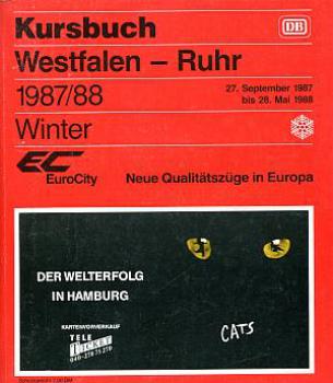 Kursbuch Westfalen - Ruhr 1987 / 1988