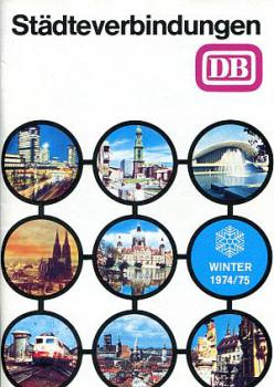Städteverbindungen 1974 / 1975 DB