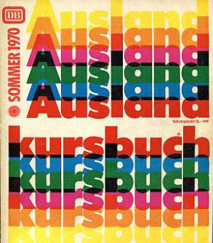 DB Auslandkursbuch 1970