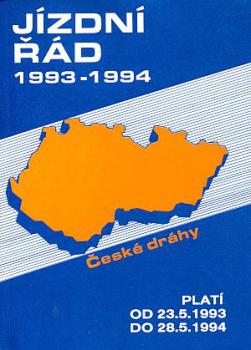 Kursbuch CD, Jizdni Rad Tschechien 1993 / 1994