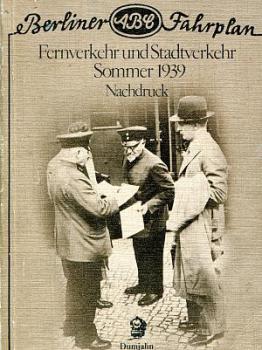 Berliner Fahrplan 1939, Reprint