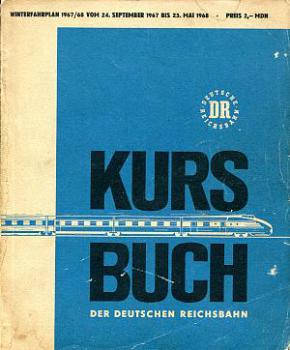 Kursbuch DR 1967 / 1968