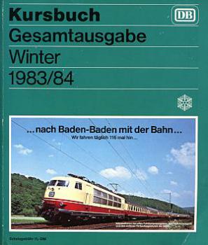 Kursbuch DB 1983 / 1984