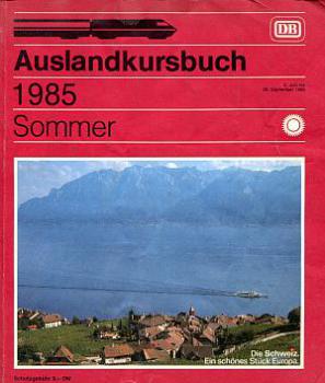 DB Auslandkursbuch 1985