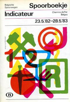 Kursbuch Belgische Spoorwegen Spoorboekje 1982 / 1983
