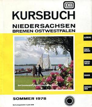Kursbuch Niedersachsen Bremen Ostwestfalen 1978