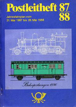 Postleitheft DR 1987 / 1988 Deutsche Post