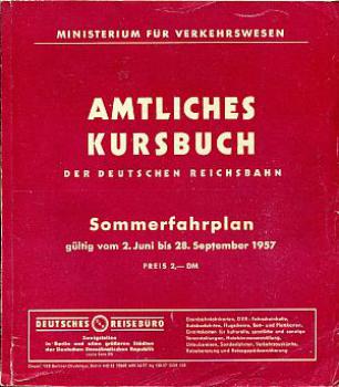 Kursbuch DR 1957