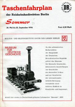 Taschenfahrplan RBD Berlin 1976