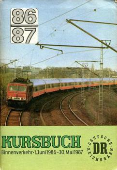 Kursbuch DR 1986 / 1987