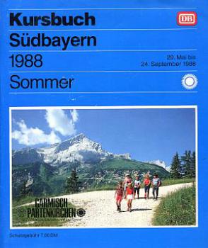 Kursbuch Südbayern 1988