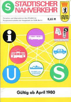 Städtischer Nahverkehr BVB Berlin 1980