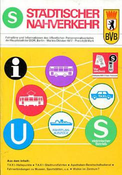 Städtischer Nahverkehr BVB Berlin 1977