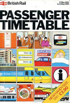 British Rail Timetable 1982 / 1983