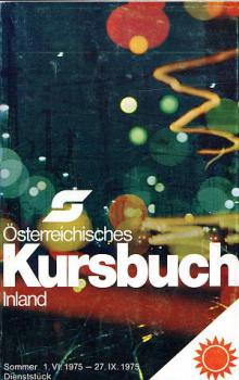 Kursbuch ÖBB 1975 ( Deckblatt etwas berieben)