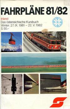 Kursbuch ÖBB 1981 / 1982