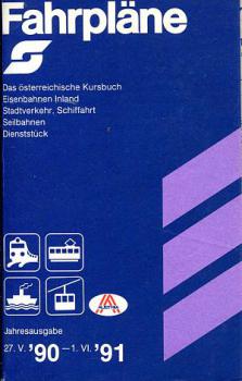 Kursbuch ÖBB Österreich 1990 / 1991