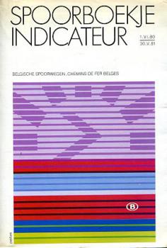 Kursbuch Belgien 1980 / 1981