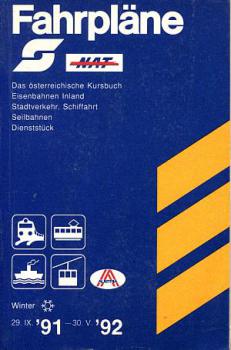 Kursbuch ÖBB 1991 / 1992